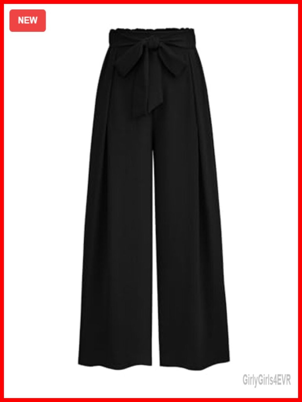 Women's Wide Leg Palazzo Pants High Waisted Pleated Ankle Length Pull-On